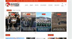 Desktop Screenshot of gundemsonhaber.com