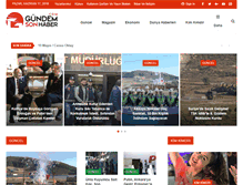 Tablet Screenshot of gundemsonhaber.com